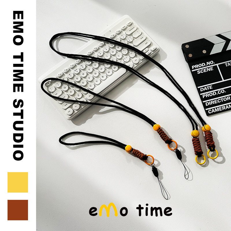 原创学生手绳挂脖绳斜挎绳伸缩绳子包包卡套配件绳创意防丢麻花绳