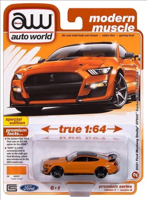 1/64-066 Autoworld 2021款福特野马谢尔比GT-500