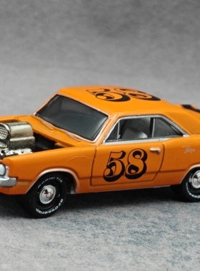 JL989 乔尼闪电 1970 到奇Dart Swinger 街头怪兽赛车白闪电版