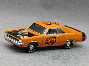 JL989 乔尼闪电 1970 到奇Dart Swinger 街头怪兽赛车白闪电版