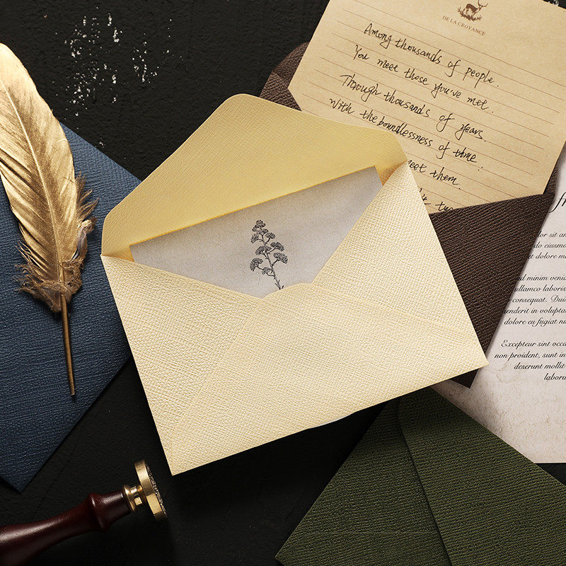 复古创意麻织纹特种纸信封信纸封口火漆印章彩色礼品卡邀请函贺卡,文具电教/文化用品/商务用品,信封,淘宝优惠券,粉丝福利购,淘宝优惠卷
