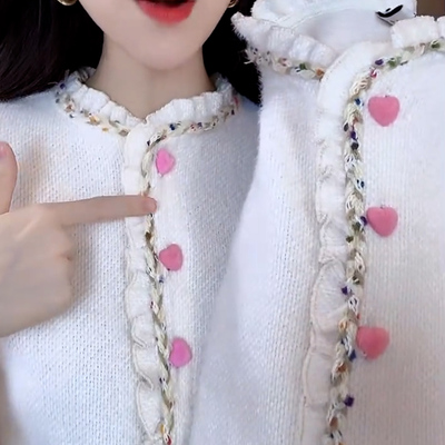 港风复古加绒厚款毛针织衫