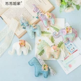 苏苏姐家 Подвеска, крючок для вязания ручной работы, плетеный клубок пряжи, набор материалов, DIY