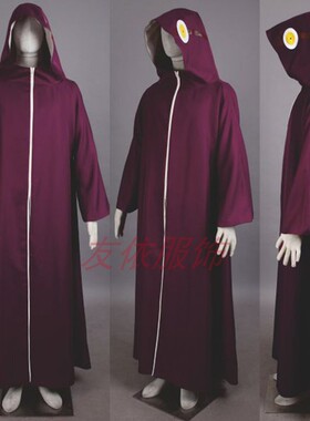 动漫火影忍者COSPLAY服装药师兜装2代暗红色带帽披风COS服饰现货