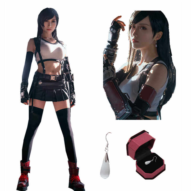最终幻想7表演服装短裙蒂法3代