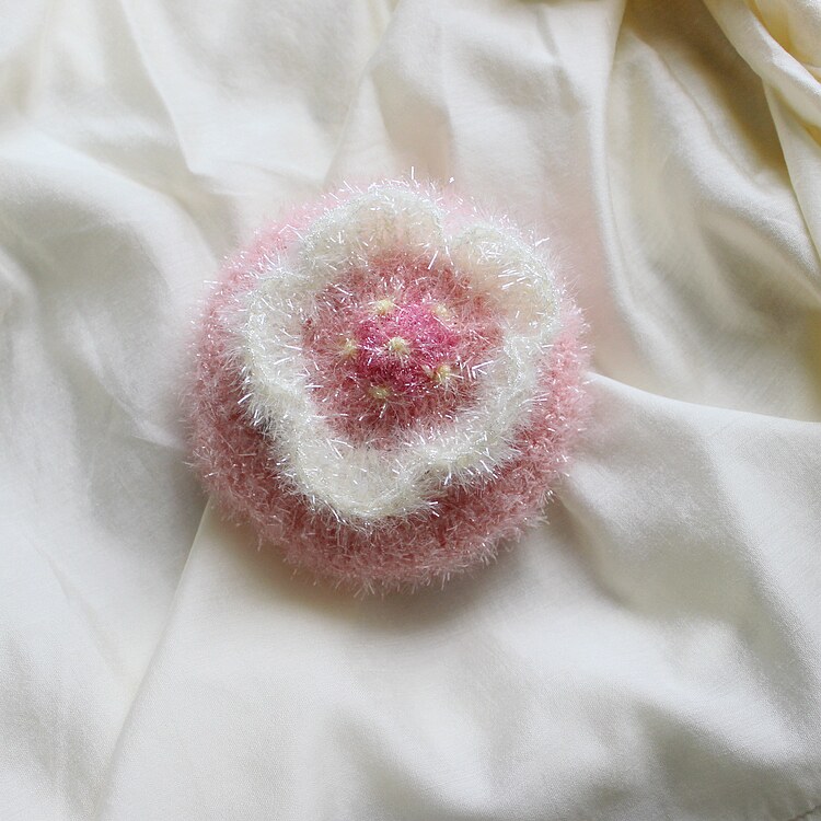 混选10件包邮 精致手工钩花造型亚克力百洁布洗碗巾不沾油