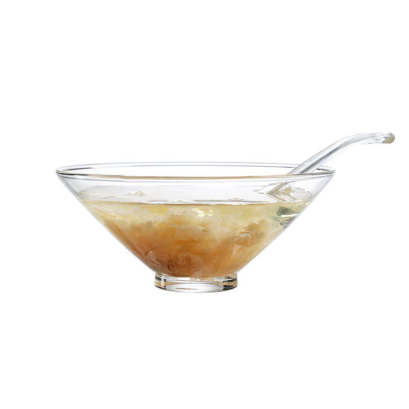 牡丹花茶泡茶碗斗笠玻璃泡茶碗日A式耐热玻璃碗绿茶泡茶器甜品汤