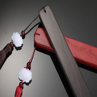 热销实木戒尺教鞭家用教师女国学家规弟K子规仿檀木创意木质教尺