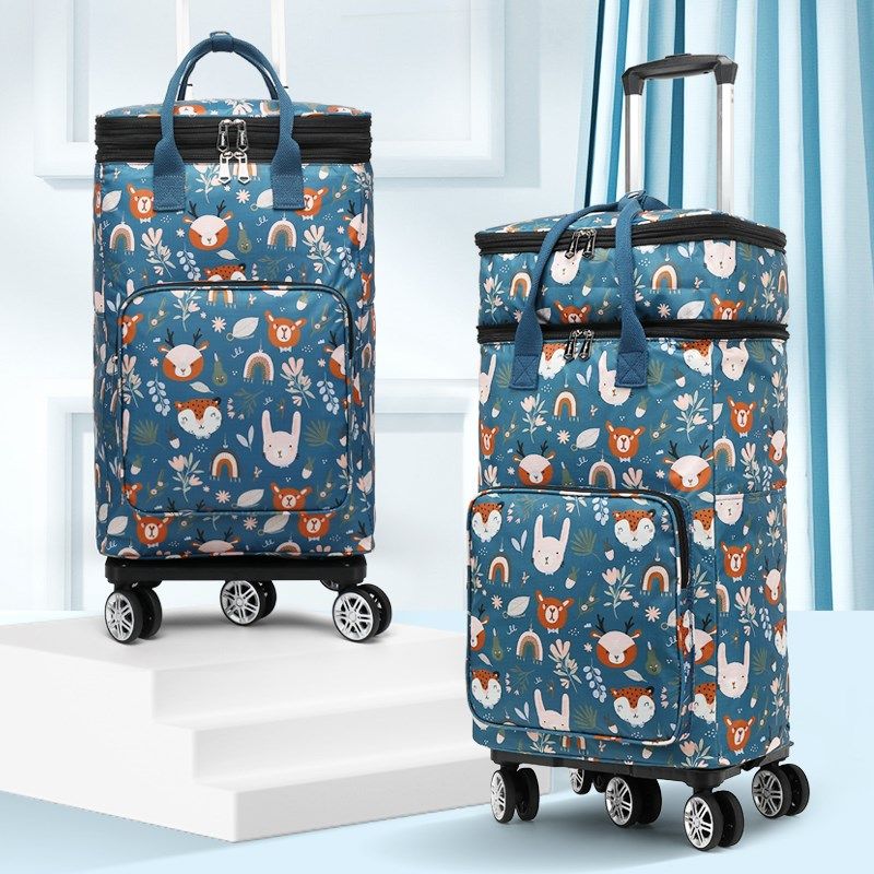 家用大容量买菜小拉车折叠万向轮购物车轻便M防水购物手推车旅行,收纳整理,便携购物车,淘宝优惠券,粉丝福利购,淘宝优惠卷