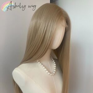 Ashely Platinum Blonde Wig 26inch 13x4 Lace Front Wig Long S