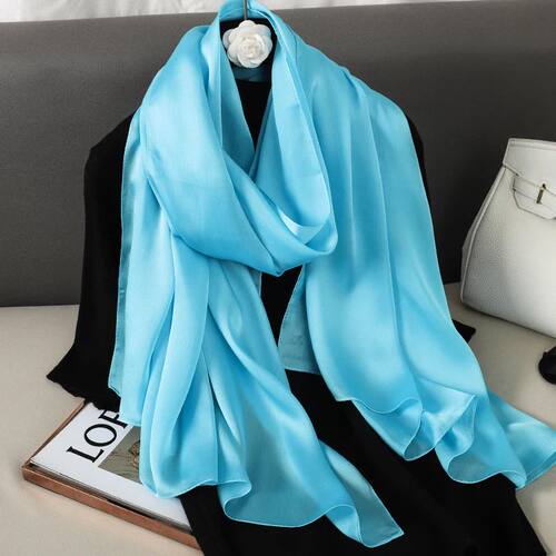 2024 Luxury Brand Silk Scarf for Women Large Shawl Wrap Head