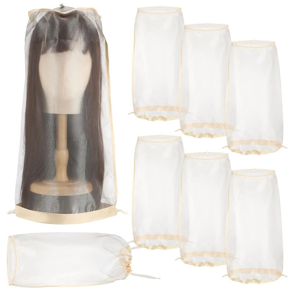 Wig Bags Adjustable Wig Storage for Multiple Wigs with Draws