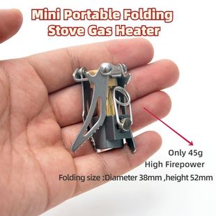 Camping Stove Burner Portable Folding Outdoor Mini Gas