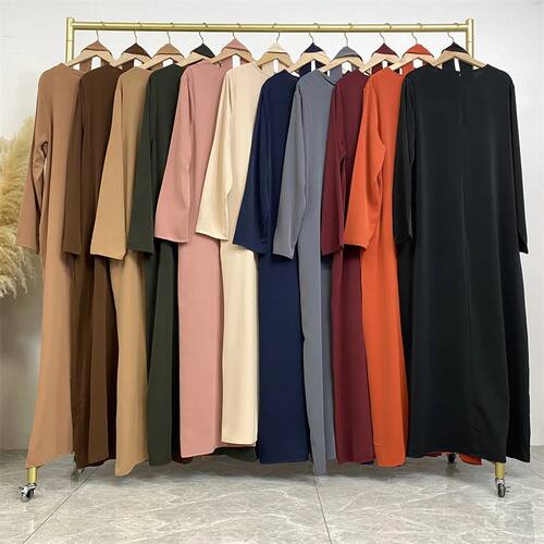 Muslim Abay fashion new hot dress Turkey Arabia Dubai solid