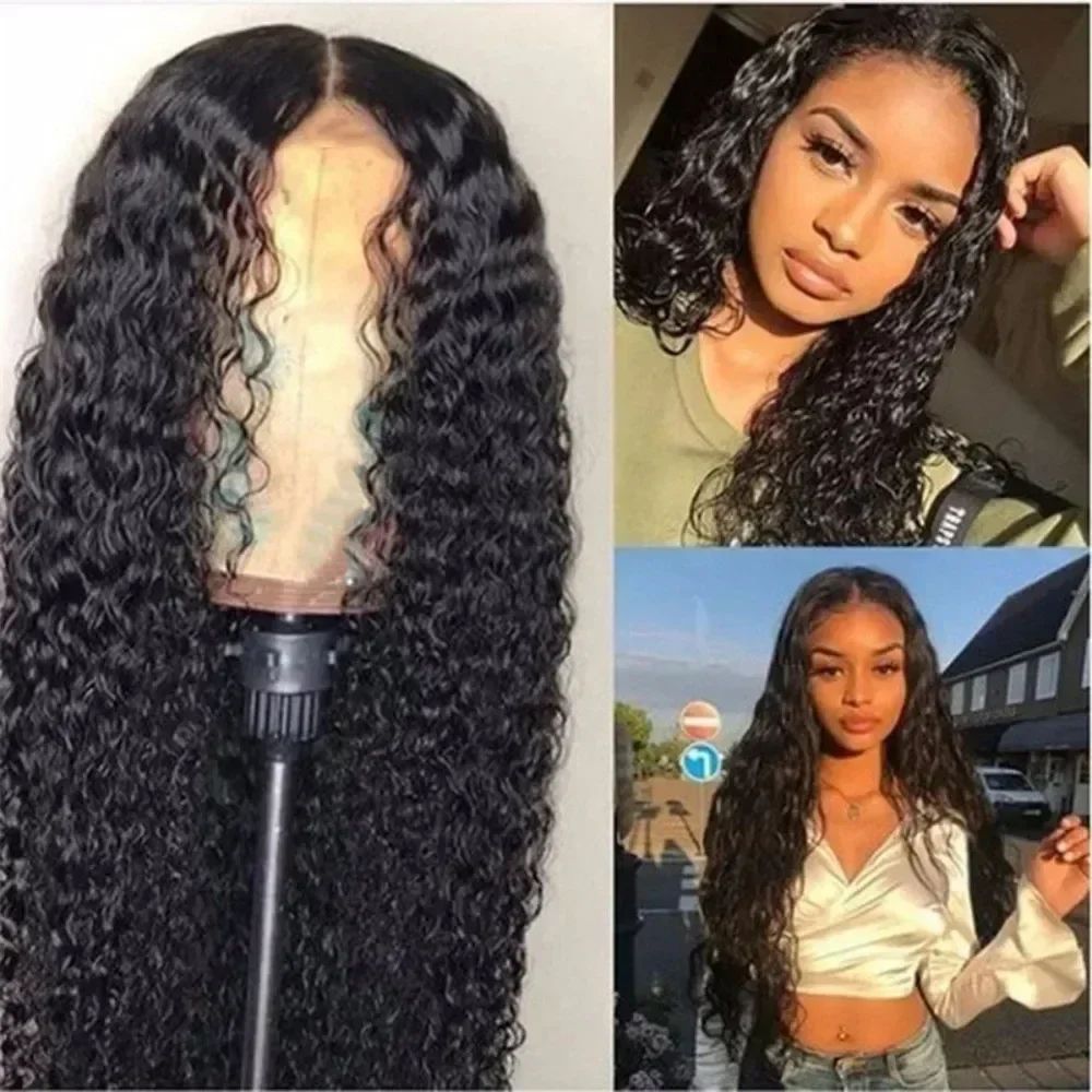 68cm synthetic European and American woman Curly wavy Midsec