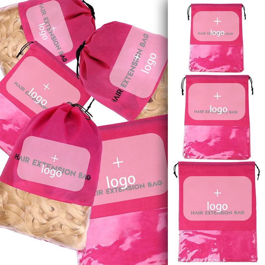 Alileader Non-Woven Bag For Hair Extensinons Bag 1Pcs Waterp