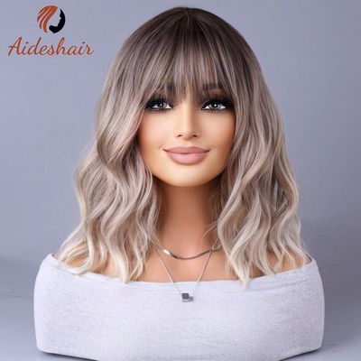 Synthetic wig 2023 New Internet celebrity style with fringe