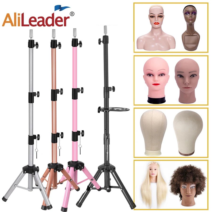 Alileader Mannequin Head Stand Adjustable Heavy Duty 55Inch