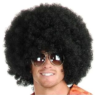 Synthetic Afro Wigs for Men and Women -70s Unisex Jumbo Cost