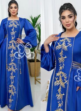 Arab Long Robe  Muslim Abay for Women Party Dresses Embroide