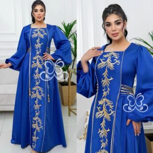 Arab Long Robe Muslim Abay for Women Party Dresses Embroide
