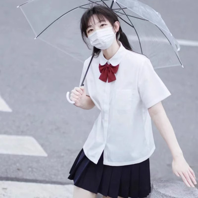Jk制服短袖衬衫女夏季日系新款