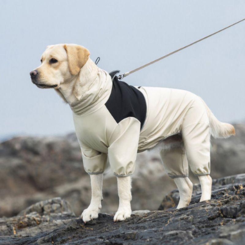 宠物狗雨衣大中小型犬狗狗四脚雨衣魏玛柴犬秋田边牧防水防风雨披