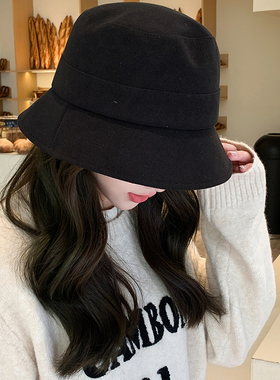 渔夫帽出游韩版女秋季显脸小