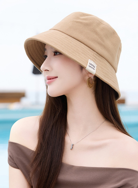 不洗头素颜渔夫帽女春夏防晒遮阳