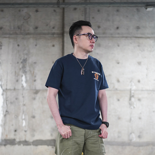 潮牌夏季 宽松大码 t恤男士 体恤 衣服男款 纯棉男装 2026新款 重磅短袖
