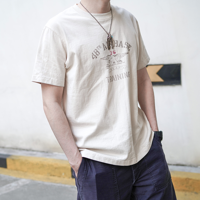 美式复古空军基地复古咔叽