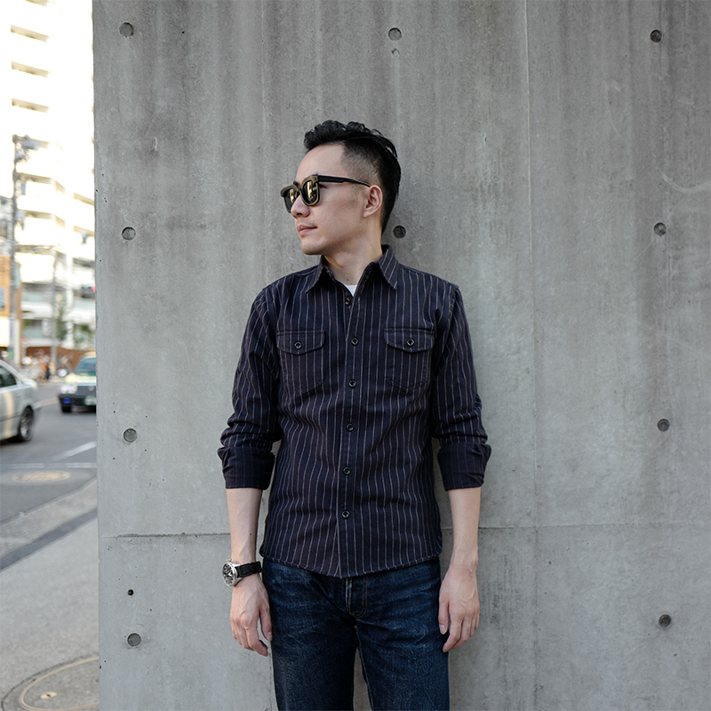 黑色wabash纯棉美式休闲帅气工装