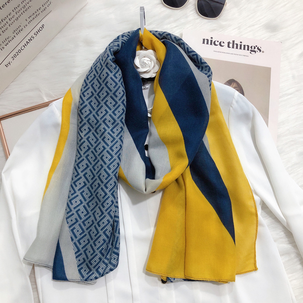 丝巾女春秋百搭新款真丝高档棉麻围脖韩版拼色洋气时尚冬季围巾,服饰配件/皮带/帽子/围巾,围巾/丝巾/披肩,淘宝优惠券,粉丝福利购,淘宝优惠卷