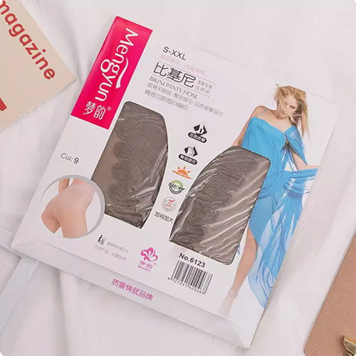 梦韵丝袜防勾丝夏季超薄天鹅绒比基尼档高腰大码连裤袜美腿女6123
