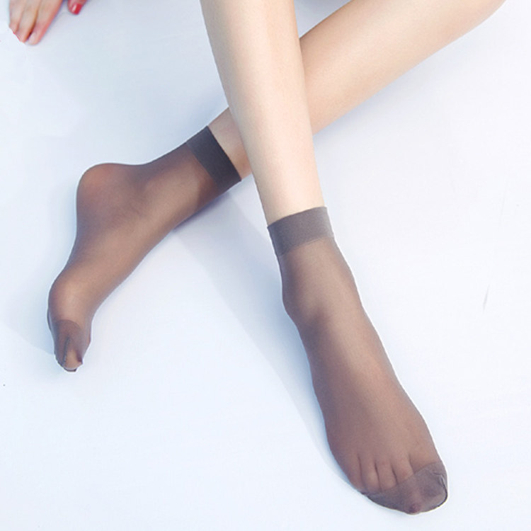 2包8双耐尔天鹅绒短丝袜春夏短筒四双装二骨袜超薄女短袜子肤0475图片