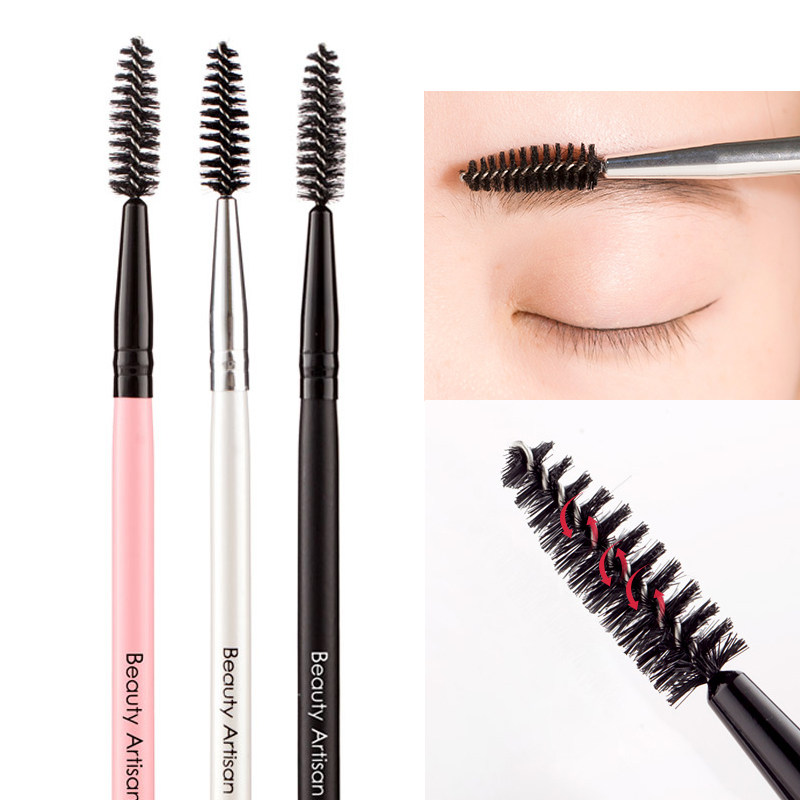 修眉刷眉毛梳螺旋眉刷扫眉毛刷眉梳笔一支装单支硬头刷子专业工具