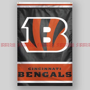 NFL辛辛那提孟加拉虎队橄榄球超级碗冠军队旗Cincinnati Bengals