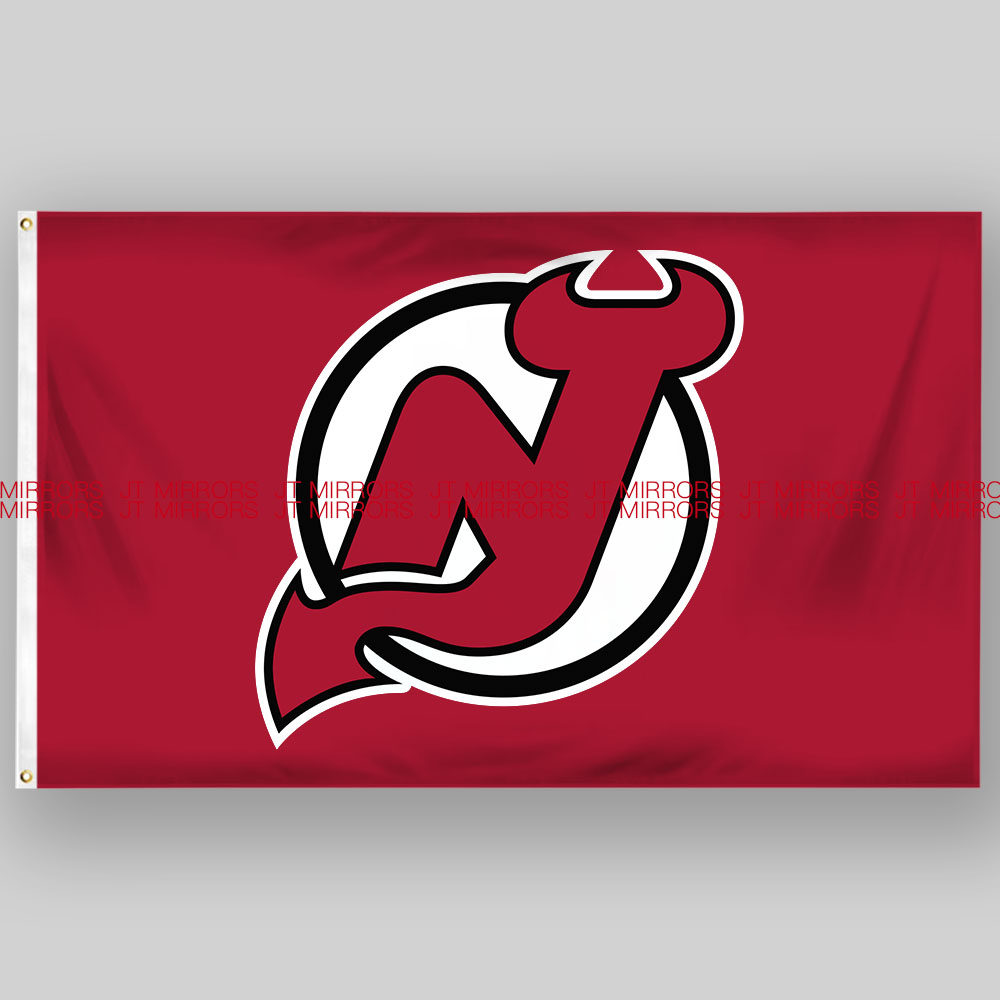 nhl美国新泽西魔鬼曲棍球旗帜