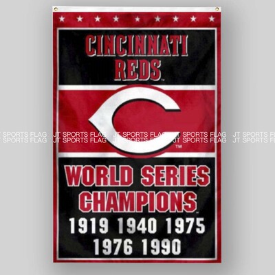 MLB美国辛辛那提红人队棒球俱乐部冠军队旗旗帜Cincinnati Reds