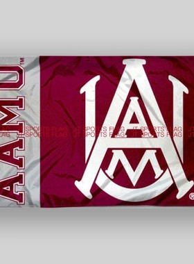 NCAA阿拉巴马州A&M斗牛犬大学队旗旗帜Alabama A&M Bulldogs Flag
