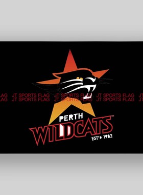 NBL澳大利亚国家篮球联赛Perth Wildcats珀斯野猫队旗旗帜定制
