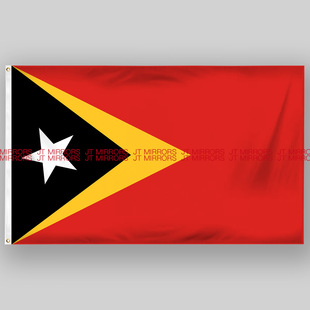 世界杯足球East Timor Flag东帝汶国旗定做Flag of East Timor