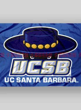 NCAA旗帜大学校旗班旗队旗定做UCSB Gauchos Flag