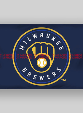 MLB美国密尔沃基酿酒人队棒球俱乐部队旗Milwaukee Brewers flags