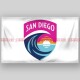 Wave NWSL国家女子足球联赛圣地亚哥波浪队San Diego FC队旗旗帜