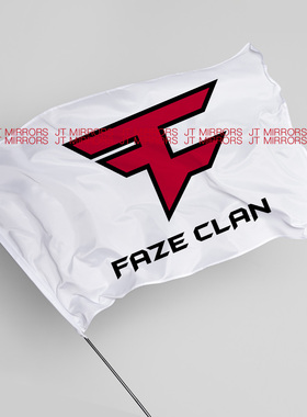 PGL Major联赛FaZe Clan电竞战队旗帜队旗班旗装饰背景挂旗flags