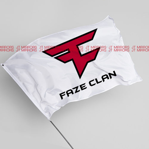 PGL Major联赛FaZe Clan电竞战队旗帜队旗班旗装饰背景挂旗flags