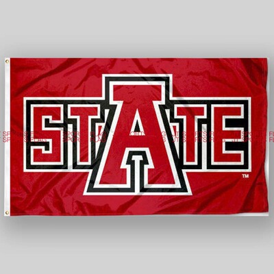 NCAA阿肯色州红狼大学队旗旗帜