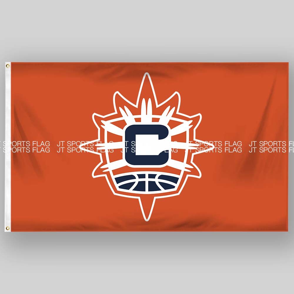 wnba国家女子篮球联盟协会connecticut sun康涅狄格太阳队旗旗帜