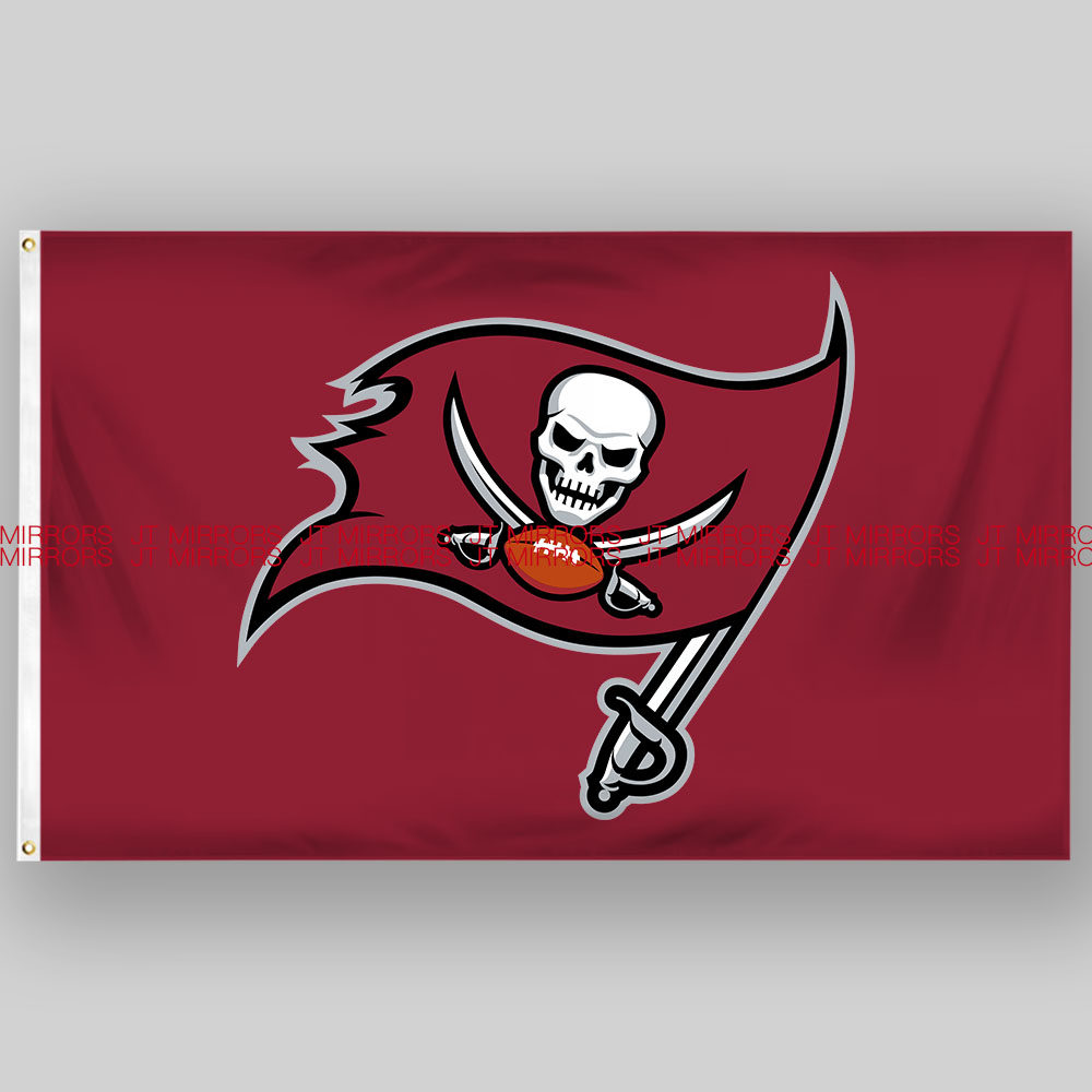 nfl美国坦帕湾海盗队橄榄球俱乐部队旗tampa bay buccaneers flag